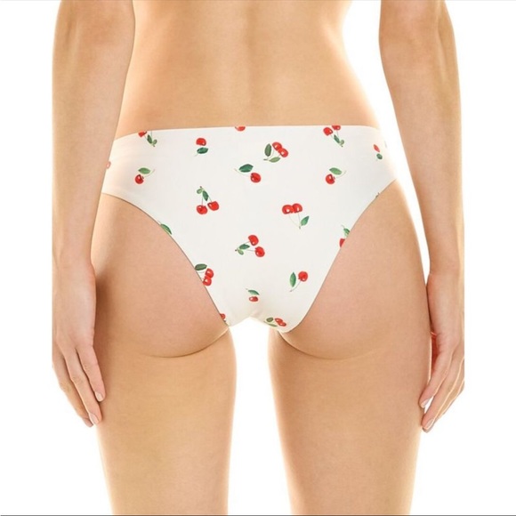NWT 🍒 WEWOREWHAT Low Rise Bikini Bottoms Cherries White/Red - Picture 9 of 10
